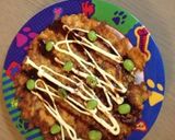 レタスと枝豆のピリ辛お好み焼き作り方5写真