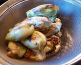 焼き茄子を梅じそソースで～♪作り方1写真