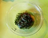 焼き茄子を梅じそソースで～♪作り方3写真