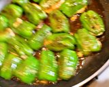 ピーマンつくね詰めの甘辛照り焼き作り方11写真