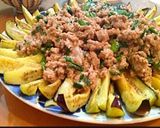 簡単＆大好評★茄子のあんかけ餃子風！作り方5写真