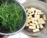 オカヒジキと油揚げのサッと煮作り方3写真