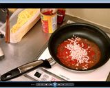 安いトマト缶を使ったトマトのパスタ作り方4写真