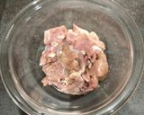 トマト缶で鶏肉煮込み、残りはリゾットに＊作り方3写真