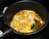 鰻の薬膳卵とじ作り方5写真