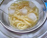 柚子ポンで♪じゃこ大根おろしの冷製パスタ作り方5写真