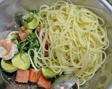 アボカドクリームの冷製パスタ作り方2写真