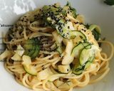 たくあん＆きゅうりの紫蘇パスタ作り方5写真