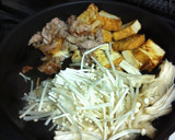 簡単〜♪ 厚揚げとエノキと豚肉の炒めもの作り方6写真