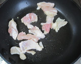 長ネギと鶏もも肉のおかかお炒め♪お弁当に作り方1写真