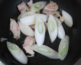長ネギと鶏もも肉のおかかお炒め♪お弁当に作り方2写真