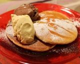 夏はアイスとパンケーキ作り方3写真