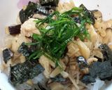鶏皮で大人気！たっぷりきのこ丼☆作り方5写真