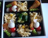 2013運動会　お弁当作り方3写真