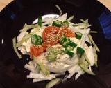 豆腐のオクラ長いもサラダ作り方3写真