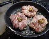 皮パリパリ鶏もも肉の粒マスタード仕上げ作り方2写真