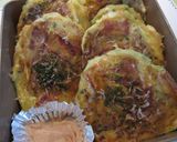 お弁当・おやつにも♫スパム入りお好み焼き作り方9写真