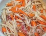 豚肉入りキンピラ作り方3写真