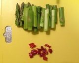 簡単♪アスパラと豚肉のペペロンチーノ作り方2写真
