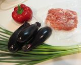 なす・豚肉のスタミナ韓国炒め。作り方1写真