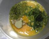 昆布茶で♪しそと青のりの卵焼き作り方2写真