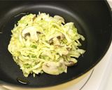 夏休み！マッシュルームでお好み焼き♪作り方4写真