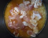 鶏肉・にんにく・生姜入り炊き込みご飯作り方5写真