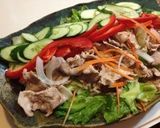 自家製ゴマどれで豚しゃぶサラダ作り方6写真