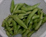 時短! 簡単!蒸し枝豆(無水鍋使用)作り方1写真