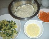 ズッキーニと蒟蒻の冷菜作り方3写真