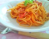 濃厚♪トマトクリームチーズパスタ☆作り方9写真