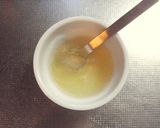 電子レンジ♪牛乳ゼリー黒蜜がけ作り方1写真