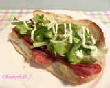 野菜たっぷり、ピザトーストサンド作り方4写真