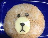 キャラ弁 ラインキャラ ブラウン作り方3写真