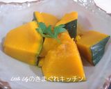 レンジで作るかぼちゃ煮作り方4写真