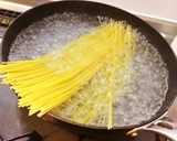 鶏ささみといんげんの柚子胡椒バターパスタ作り方2写真