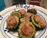 簡単！肉詰めゴーヤ作り方5写真