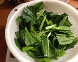 簡単！小松菜入り麻婆豆腐作り方1写真