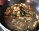 簡単！小松菜入り麻婆豆腐作り方4写真