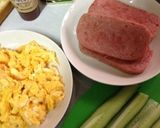 旦那弁当☆スパムスクランブルエッグサンド作り方3写真