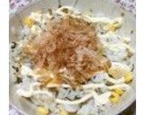 高菜漬けとコーンの混ぜご飯作り方8写真