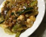 胡瓜と茄子の麻婆麺作り方14写真