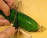 塩昆布じゃばら胡瓜作り方1写真