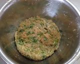 鳥挽き肉のニラハンバーグ作り方5写真