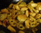 鶏胸肉×れんこん スイチリ照り焼き作り方4写真