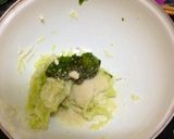 塩揉みキャベツのバシル風味サンド作り方3写真