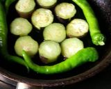 ナスの揚げ浸し☆タワー作り方4写真