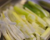 鶏むね肉と葱の梅バター。作り方4写真