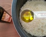 オリーブオイルでおいしいご飯を炊こう♪作り方1写真