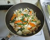まるで野菜炒め？なじゃがいもの和風サラダ作り方4写真